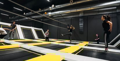 Trampoline park jumping mats & springs